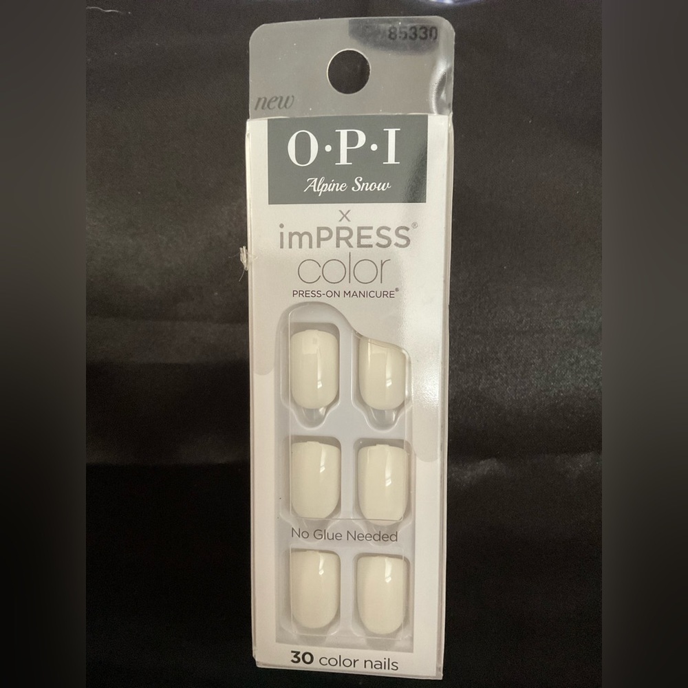 OPI imPRESS Color Press-On Nails - Alpine Snow
